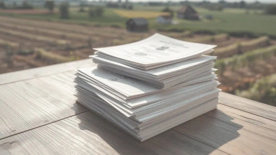 Jakie dokumenty są potrzebne do sprzedaży działki rolnej, aby uniknąć problemów?